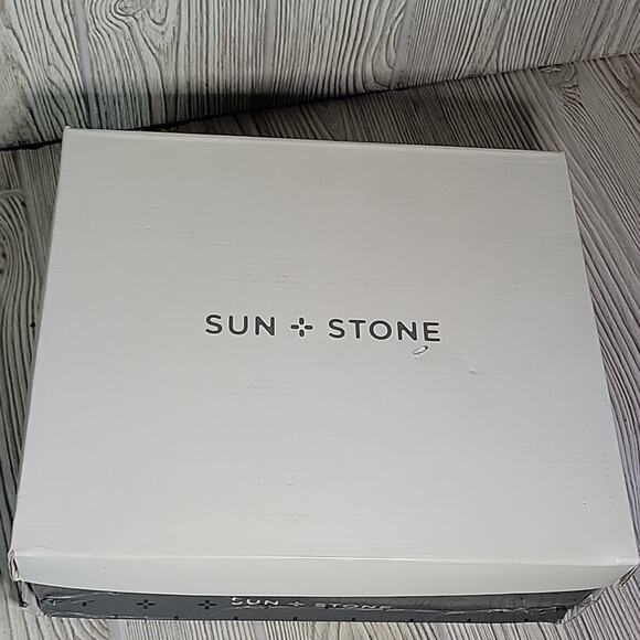 Sun + Stone Pheobie Leather Square Toe Harness Moto Ankle Boots Womens 5 NEW - Picture 14 of 14